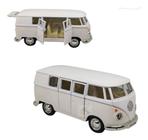 Miniatura Vw Transporter Combi Kombi Perua Metal 13c Fricção