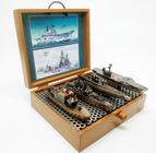 Miniaturas decorativas de Embarcações de época em metal com Fragata