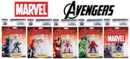 Miniaturas Marvel Metalfigs Vingadores Kit com 5 Unidades