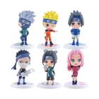 Miniaturas Naruto - Sasuke, Gaara, Madara e Outros (6 peças) - 7-8cm