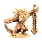 Miniaturas Ninho De Chefes Lizard Boss Escala 72mm Rpg D&d