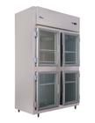 Minicâmara Comercial Inox 304 Frilux Rf065 4 Portas Vidro