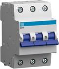 Minidisjuntor tripolar curva c 6a - weg