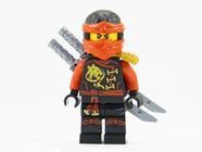 Minifigura LEGO Ninjago Skybound Kai Red Ninja Sky Pirate NOVO 2016