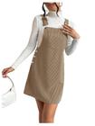 Minivestido Pinafore Overall Milumia Corduroy Button Pocket