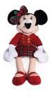 Minnie Mouse Pelúcia Natal Disney 30cm
