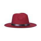 Mistura De Lã Preta Masculina Moda Jazz Chapéu Verão Primavera Ao Ar Livre Casual X Xl Fedoras