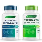 Mix Magnesio Dimalato + Treonato 100% Puro Concentrado 500mg 240Cáps Ecomev