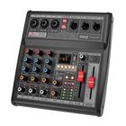 Mixer de áudio Bluetooth DJ Pyle PMX462 de 3 canais com efeitos