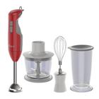 Mixer Delight Vermelho 3 em 1 Função Turbo 110V Oster FPSTHB2615R