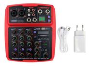 Mixer De Som 6 Canais Studio Link 6 Probass Usb Pc Bluetooth - PRO BASS -  Mesa de Som / Mixer - Magazine Luiza