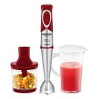 Mixer Mondial Power Mixer M-10 500 watts + Processador de Alimentos 220V ~ 50 / 60 Hz - Vermelho Oferta