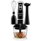 Mixer Mondial Turbo M-14 350 Watts + Batedor Fue + Processador de Alimentos 220V ~ 50/60 HZ - Preto