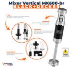 Mixer Vertical 3 em 1 Fusion Mix 127v 600W MK600BR Black+Decker