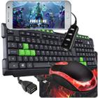 Mobilador Completo Para Celular E Tablet Jogar Free Fire Kit Teclado Mouse Hub OTG