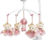 Móbile para berço musical e giratório Ursa Princesa Rose - Sleepbaby Móbiles