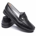 Mocassim Casual Masculino Couro Liso Conforto Macio Leve