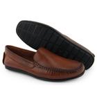 MOCASSIM Casual Masculino em Couro Granado