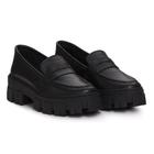 Mocassim Couro Oxford Feminino Tratorado Conforto Moderno