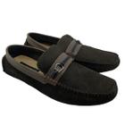 Mocassim Couro Rafarillo Metal Masculino - Café