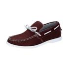 Mocassim Dockside Masculino Couro Estonado Gshoes - 4763 - Bordô