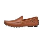 Mocassim Drive Casual Couro Legítimo Floter OldS Fine Lecas - 13002 - Tabaco