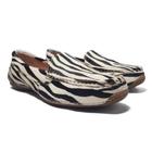 Mocassim Feminino Casual Confortável Estilo Animal Print