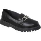 Mocassim Feminino Com Corrente Oxford Confortável Ref 38001