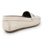 Mocassim Feminino Couro Casual Confortável Solado Reto