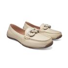 Mocassim Feminino Couro Casual Dia a Dia Conforto Leve Macio