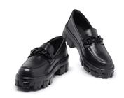 Mocassim Feminino Oxford Tratorado Corrente Oferta