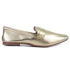 Mocassim Feminino Sttern Dourado - 72130-M