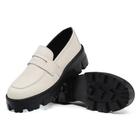 Mocassim Feminino Tratorada Off White Moda Confortável e Estilosa