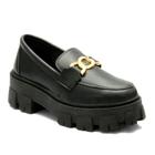 Mocassim Feminino Tratorado Plataforma Confortavel Tendencia Blogueiras Chic