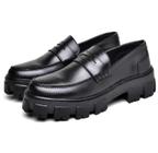 Mocassim Feminino Tratorado Sapato Oxford Casual Blogueira Confortável