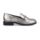 Mocassim Feminino Via Marte Prata - 07700