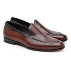 Mocassim Jacometti Masculino Couro Liso Casual Moderno Macio