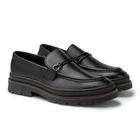 Mocassim Loafer Masculino Londres em Couro - Preto