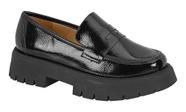 Mocassim Loafer Oxford Vizzano Solado Tratorado Plataforma