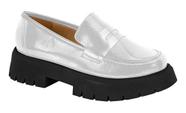 Mocassim Loafer Oxford Vizzano Solado Tratorado Plataforma