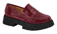 Mocassim Loafer Oxford Vizzano Solado Tratorado Plataforma