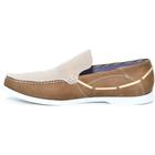 Mocassim Masculino Couro Perfurado Linha Dellis Gshoes - 4761 - Ameixa/areia