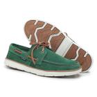 Mocassim Masculino Dockside Top Sider em Couro Polo Urban Verde