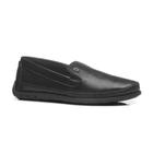 Mocassim Masculino Pegada Anilina Preto