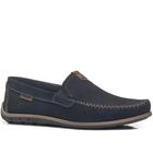 Mocassim Masculino Pegada Couro Azul Marinho 141603-09