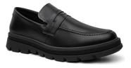 Mocassim Moderno Tratorado Masculino Slip On Sapato Conforto