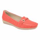 Mocassim Piccadilly Hello Maxi Croco Goiaba 147303