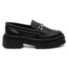 Mocassim Sapato Feminino Casual Elegante Moderno Tratorado Oxford Design Chunky Confortável