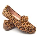 Mocassim Slipon Feminino Animal Print Original Confortável