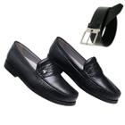 Mocassim Syder Masculino Confortável Solado Costurado + Cinto